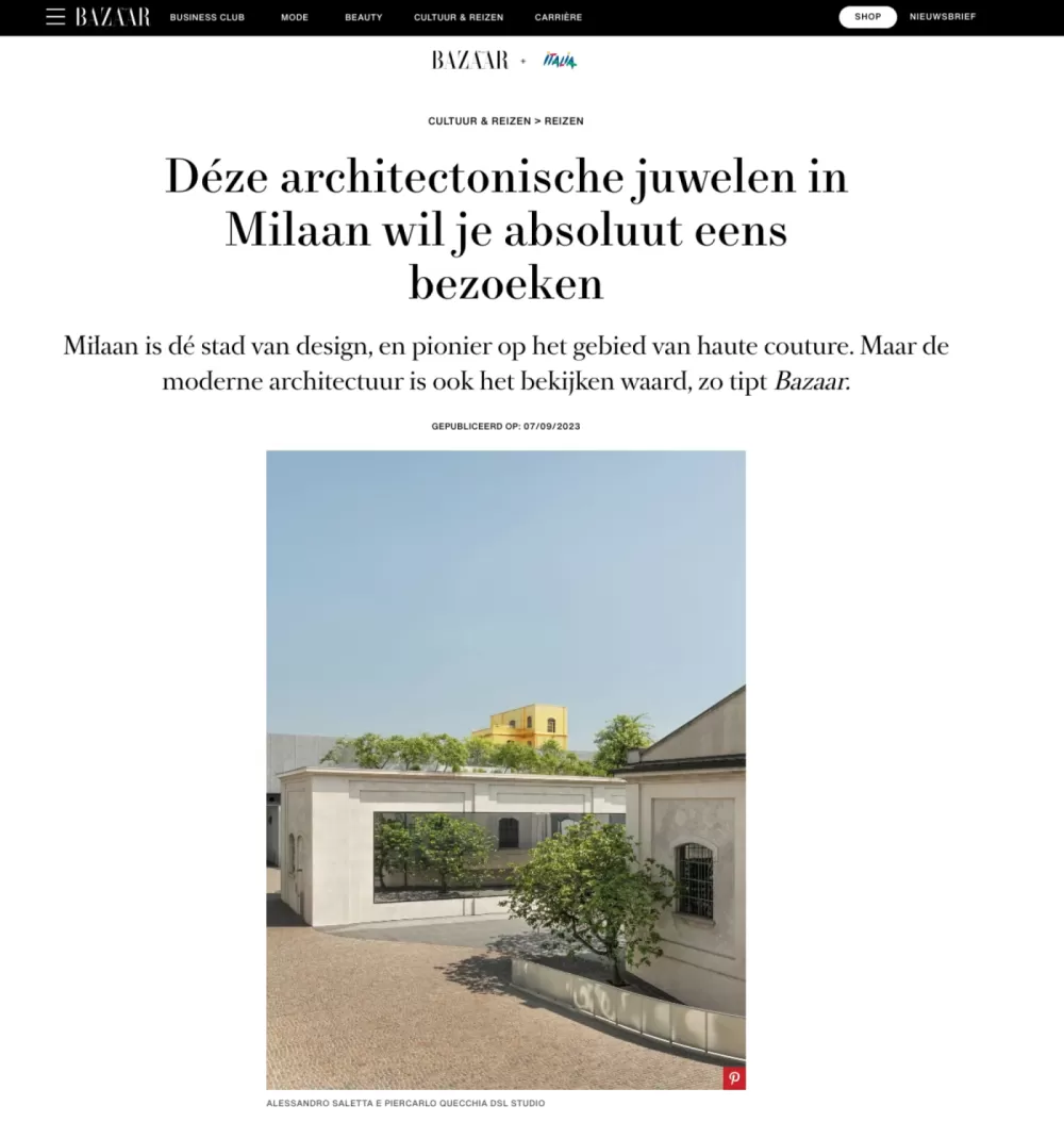Gioielli architettonici di Milano da non perdere - Hearst / Harper’s Bazaar - Amsterdam